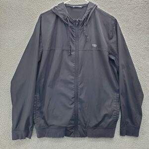 Travis Mathew Men's Black Hooded Performance Jacket